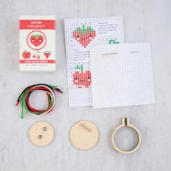 Sew Fruity Mini Cross Stitch Kit In A Matchbox -Olympus Handmade Store 00f013d8fb369a1043dd13c6f003526762eb62a75b67ed0922e7eb9b2ae0f553