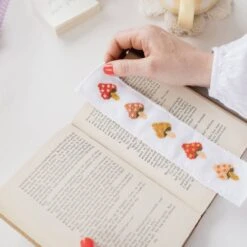Cross Stitch Bookmark Kit - Toadstool -Olympus Handmade Store 071498490dbf6ce9318afabeb7cb285d93d0d878807d5d95d2aa23a4ed283a02
