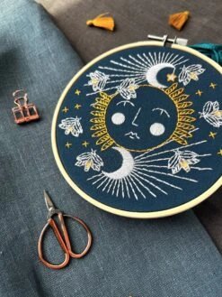 Moonglow Hand Embroidery Kit -Olympus Handmade Store 12d36be124faddcec8412a9bccd395bc22dd0951885acbc7363ab6ec0fbb28bd