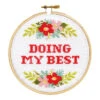 Doing My Best Cross Stitch Kit -Olympus Handmade Store 1548844106