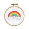 Mini Rainbow Cross Stitch Kit 2 Mini Rainbow Cross Stitch Kit -Olympus Handmade Store 1548846966