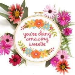 Sweetie Cross Stitch Kit -Olympus Handmade Store 1554831776