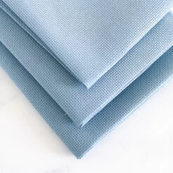 18-count Aida Cross Stitch Fabric - Wedgewood Blue