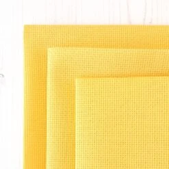 Riviera Gold Aida Cross Stitch Fabric - 14 Count