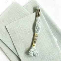 Graceful Gray Linen Fabric - 28 Count 7 Graceful Gray Linen Fabric - 28 Count -Olympus Handmade Store 28 count linen cross stitch fabric graceful gray 3