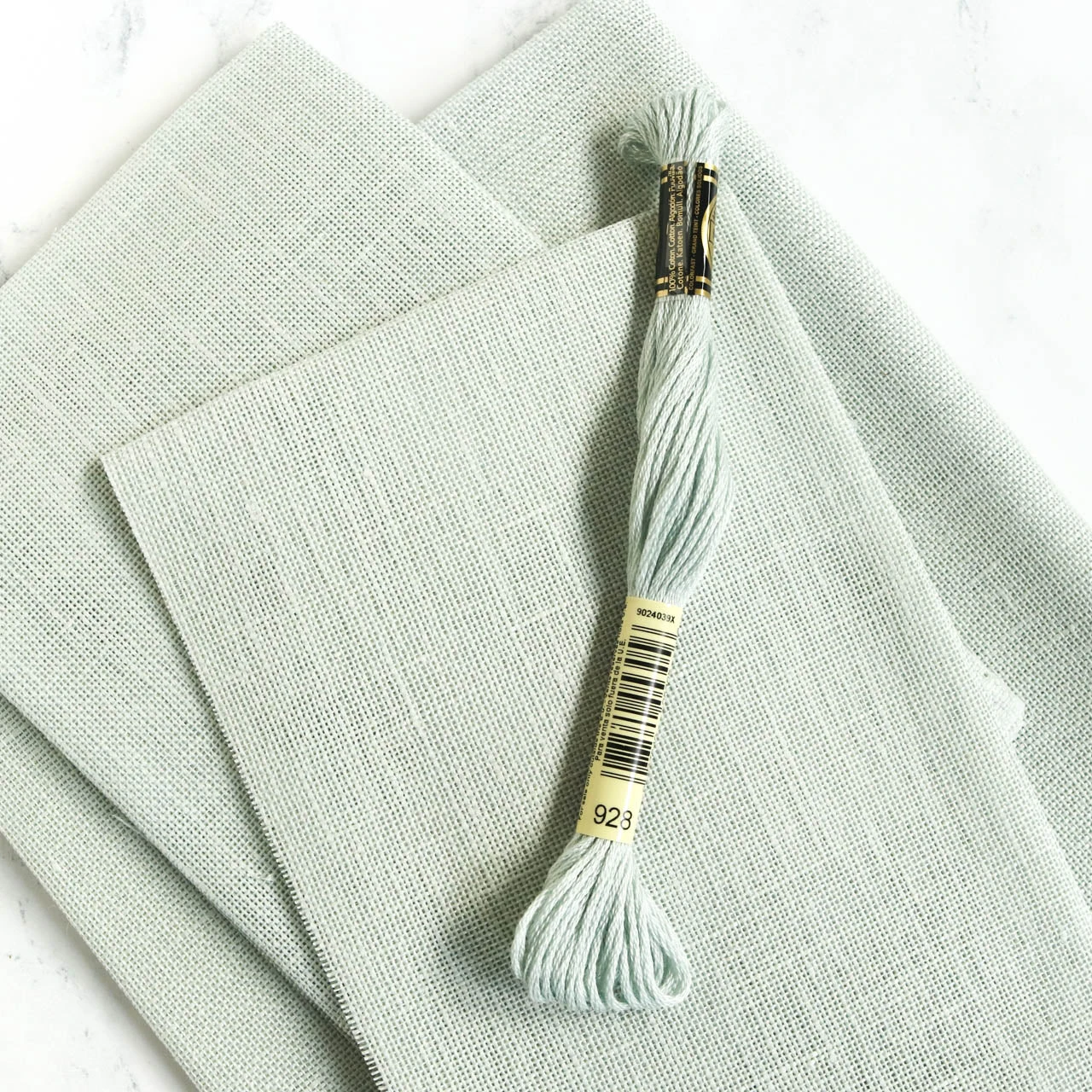 Graceful Gray Linen Fabric - 28 Count 5 Graceful Gray Linen Fabric - 28 Count - Image 3