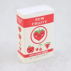 Sew Fruity Mini Cross Stitch Kit In A Matchbox -Olympus Handmade Store 45a7af2cd264798191a58b093a1adb51af59c5167748742943e7fe148506444b