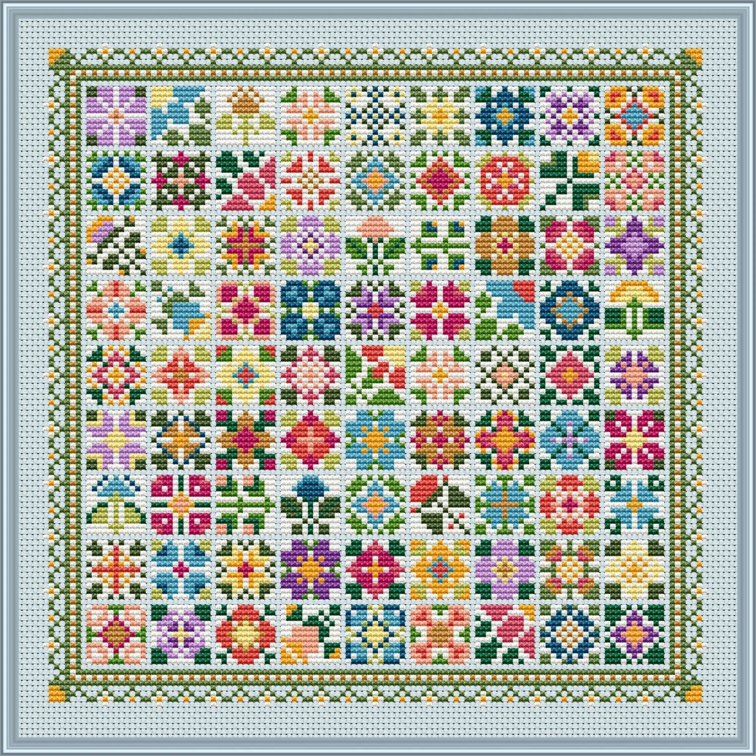 Garden Of Joy Cross Stitch Pattern 3 Garden Of Joy Cross Stitch Pattern