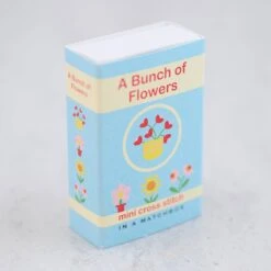 Bunch Of Flowers Mini Cross Stitch Kit In A Matchbox -Olympus Handmade Store 5c0b82bffaebb9cfa0e97c11782fb546f89854d8a56ce7a439aad97b90866f11