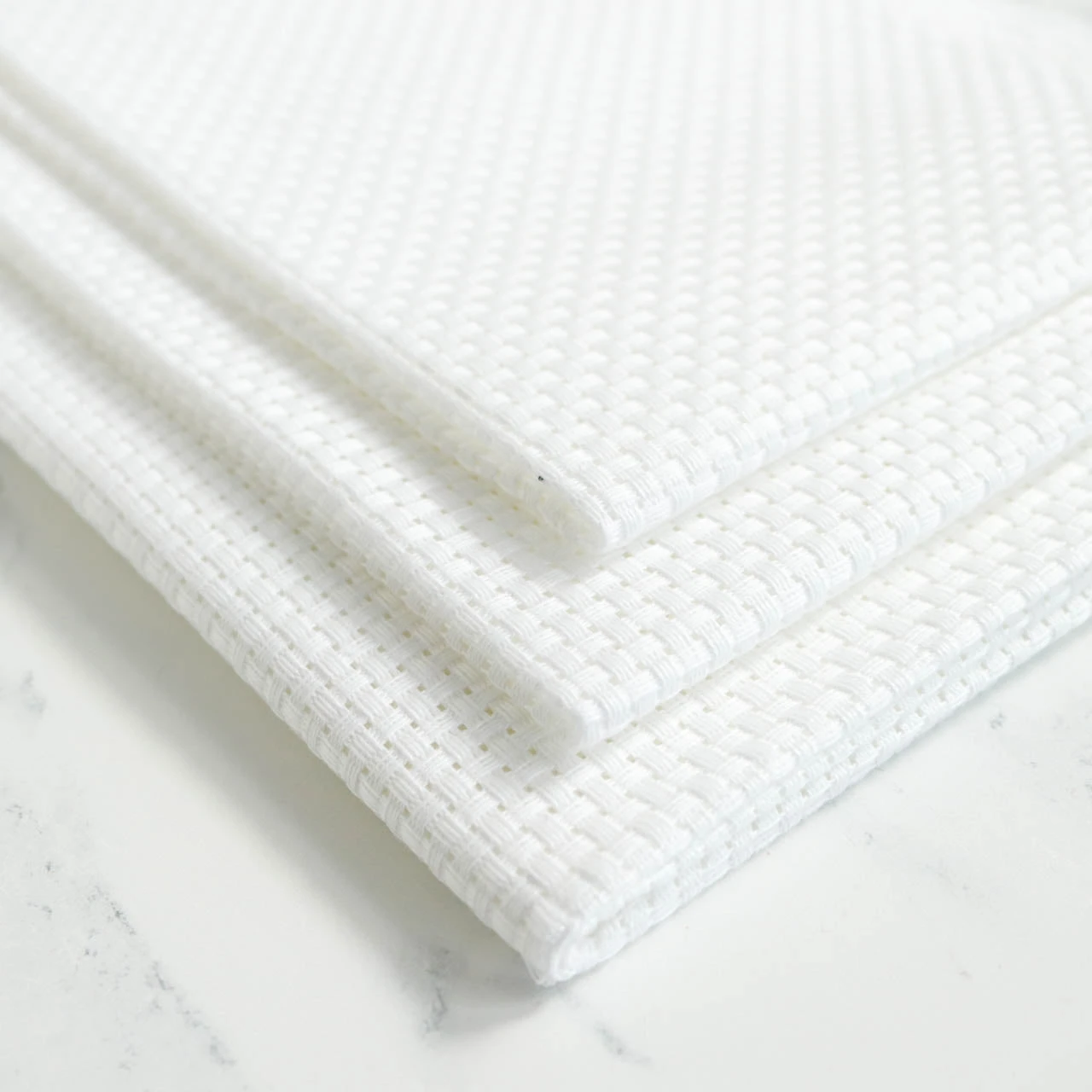 6-count Aida Cross Stitch Fabric - White 4 6-count Aida Cross Stitch Fabric - White - Image 2