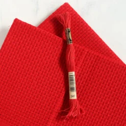 6-count Aida Cross Stitch Fabric - Red -Olympus Handmade Store 6 count aida cloth cross stitch fabric 7