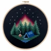Camping Sunset Cross Stitch Pattern -Olympus Handmade Store CampingSunset1