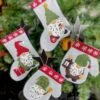 Wool Felt Ornament Appliqué Kit - Christmas Gnomes -Olympus Handmade Store Christmas gnomes kit 1