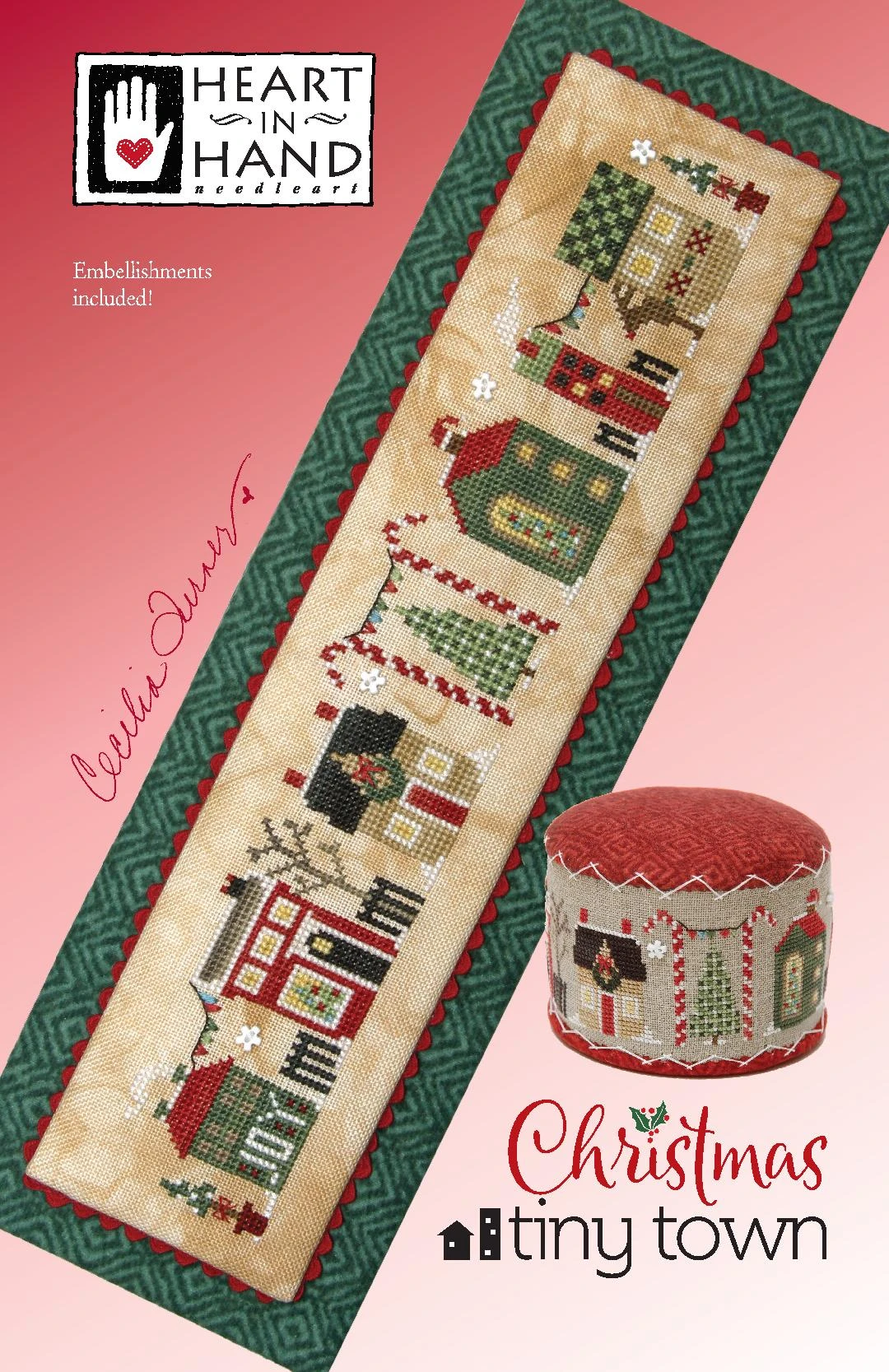 Tiny Town Cross Stitch Pattern - Christmas 6 Tiny Town Cross Stitch Pattern - Christmas - Image 4