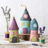 Hand Stitched Felt Craft Kit - Lavender Houses -Olympus Handmade Store Corinne Lapierre Felt Lavender Houses Craft Kit