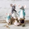 Hand Stitched Felt Softie Kit - Mouse Family 2 Hand Stitched Felt Softie Kit - Mouse Family -Olympus Handmade Store Corinne Lapierre Felt Mouse Family Craft Kit