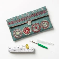 Hand Embroidered Felt Sewing Pouch Kit -Olympus Handmade Store Corinne Lapierre Felt Sewing Pouch Craft Kit 1024x1024 52a79a29 762c 4433 96a4 79b572332d35