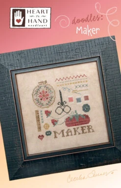 Maker Doodles Cross Stitch Pattern -Olympus Handmade Store Doodles Maker 1