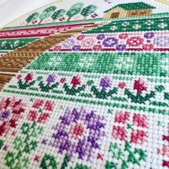 Flower Farm Cross Stitch Pattern -Olympus Handmade Store FlowerFarm3