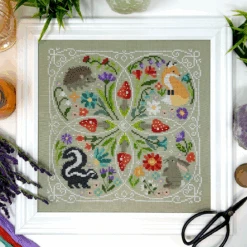 Forest Friends Cross Stitch Pattern