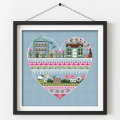Heart Of Spring Cross Stitch Pattern