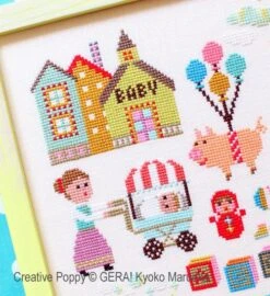 Baby Sampler Cross Stitch Pattern -Olympus Handmade Store I br GER000 PRT GER000 PRT 1 30