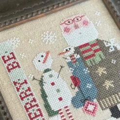 Wee Santa Cross Stitch Pattern - 2024 -Olympus Handmade Store IMG 4696