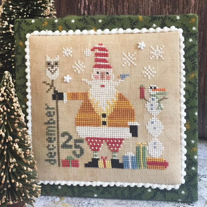 Wee Santa Cross Stitch Pattern - 2018 3 Wee Santa Cross Stitch Pattern - 2018