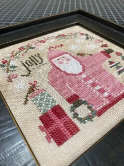 Wee Santa Cross Stitch Pattern - 2022 -Olympus Handmade Store IMG 8271