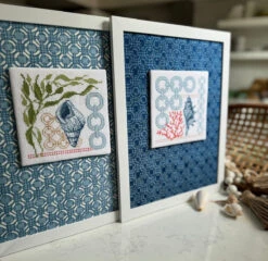 Cross Stitch Pattern - Modern Beach House 2 -Olympus Handmade Store IMG 9208Pair