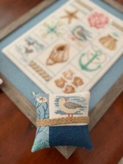 Shoreline Sampler Cross Stitch Pattern -Olympus Handmade Store IMG 9708LR