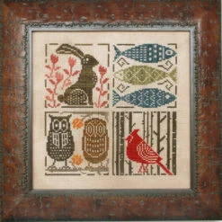 Seasonal Etchings Cross Stitch Pattern