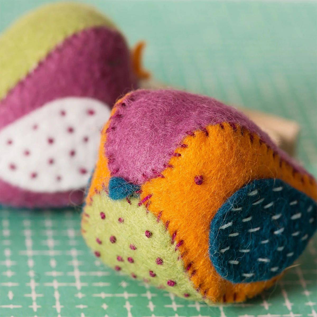 Hand Stitched Felt Craft Kit - Bird House And Birds 6 Hand Stitched Felt Craft Kit - Bird House And Birds - Image 4