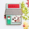 Main Street Needle Minder - Needlework Shop 1 Main Street Needle Minder - Needlework Shop -Olympus Handmade Store MainStreetNeedleworkShopNeedleMinder
