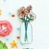 Mason Jar Vase Needle Minder -Olympus Handmade Store MasonJarVase