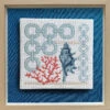 Cross Stitch Pattern - Modern Beach House 1 -Olympus Handmade Store ModernBeachHouse1 9292ThatchedSq