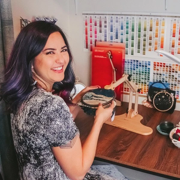 Adjustable Embroidery Hoop Table And Seat Stand 4 Adjustable Embroidery Hoop Table And Seat Stand - Image 2