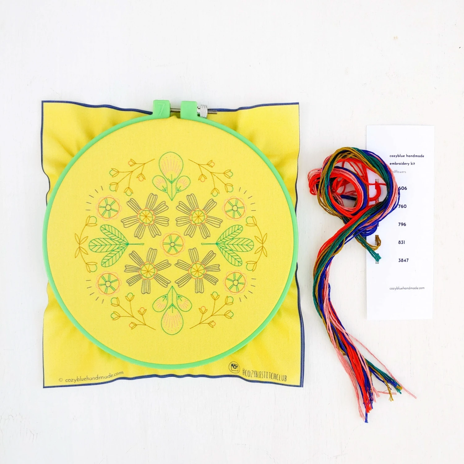 Wallflowers Hand Embroidery Kit 7 Wallflowers Hand Embroidery Kit - Image 5