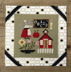 Mouse's Schoolhouse Stitching Cross Stitch Pattern