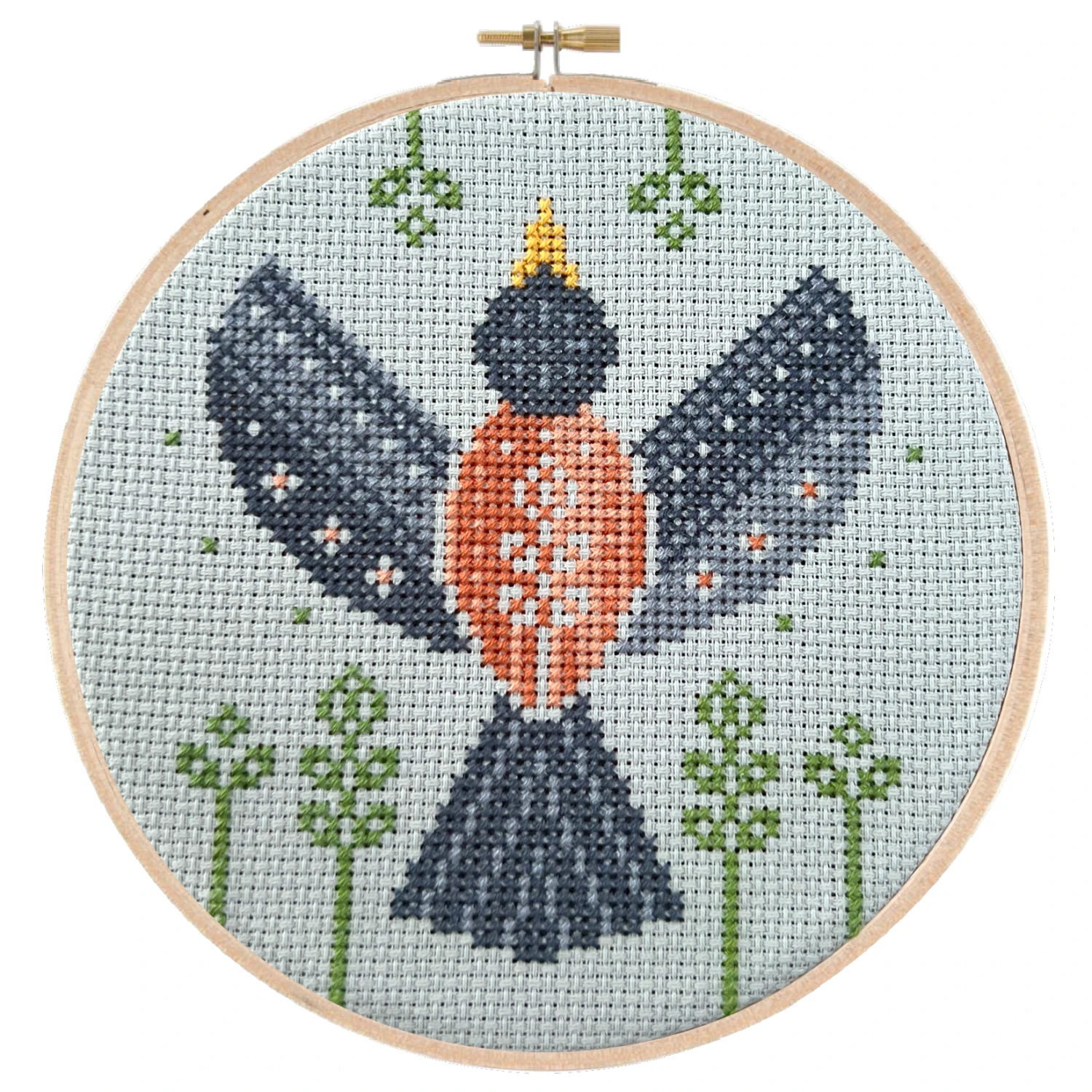 Spring Robin Cross Stitch Pattern 3 Spring Robin Cross Stitch Pattern