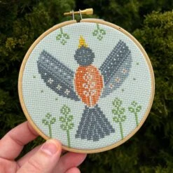 Spring Robin Cross Stitch Pattern 7 Spring Robin Cross Stitch Pattern -Olympus Handmade Store SpringRobin2