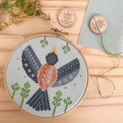 Spring Robin Cross Stitch Pattern 6 Spring Robin Cross Stitch Pattern -Olympus Handmade Store SpringRobin3