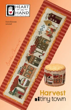 Tiny Town Cross Stitch Pattern - Harvest -Olympus Handmade Store TinyTown Harvest