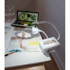 Super Bright Clip-on LED Light And Magnifier -Olympus Handmade Store VLZ Paintf 500x500 1