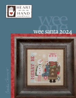 Wee Santa Cross Stitch Pattern - 2024 -Olympus Handmade Store WeeSanta2024 1