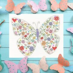 Lovely Butterfly Cross Stitch Kit