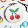 Mini Cross Stitch Kit - Cherry Bomb -Olympus Handmade Store a3870047162f77f6abe44627ac16d4b47d2598416c9fd00f628693b99254a470