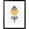 Abstract Tulip Cross Stitch Kit 1 Abstract Tulip Cross Stitch Kit -Olympus Handmade Store abstract flower 3