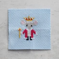 Kawaii Mouse King Mini Cross Stitch Kit -Olympus Handmade Store ac1148ce6fd4f548d2da078d3f5c14caf1c348f75e6b4f3ea1040f6f7c631dc6