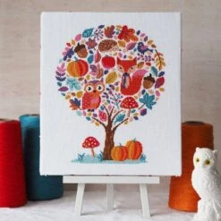Hello Pumpkin Cross Stitch Kit